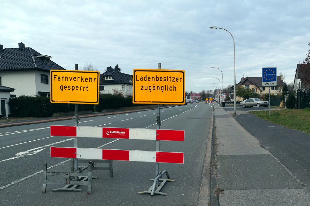 Grenzübergang Niederlande